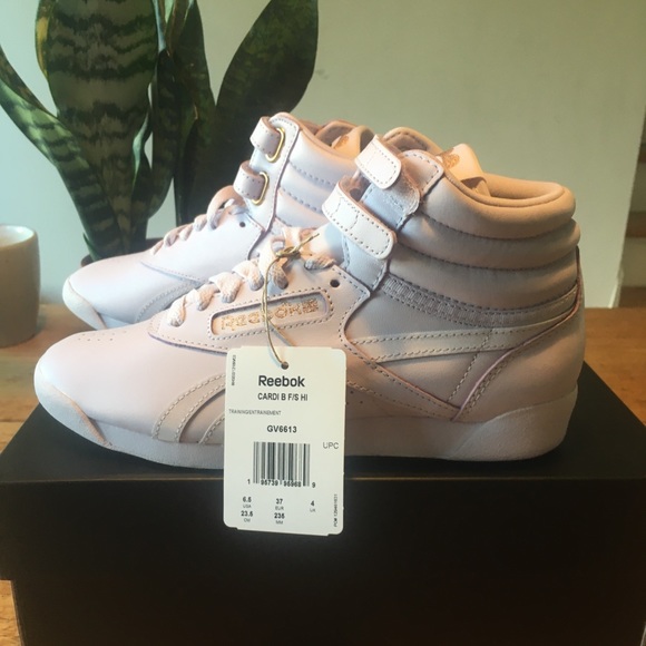 NWT Reebok Cardi B Freestyle Hi sneakers - Picture 5 of 11